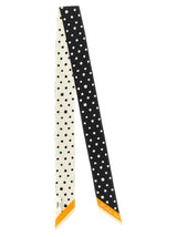 Fendi Bicolor Silk Tie - Wrappy with Falena Dots Print