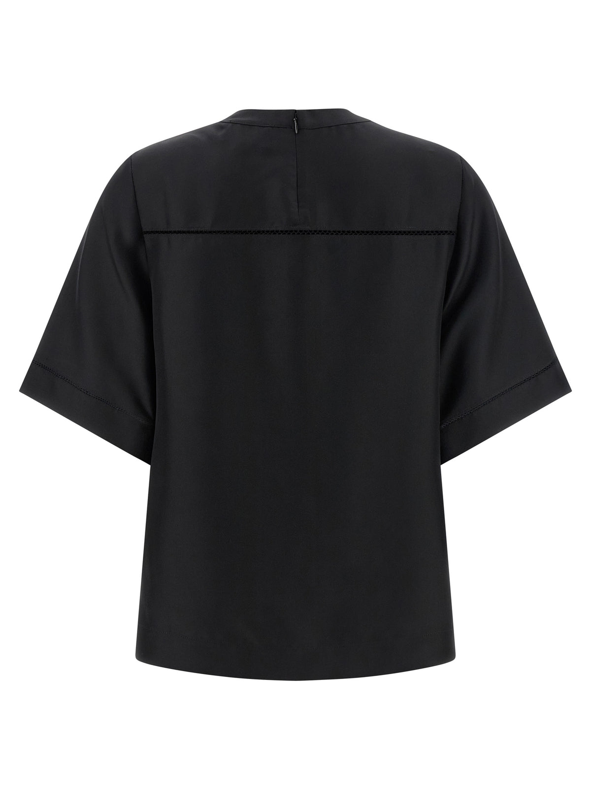 Chemise en soie noire Loulou De Saison
