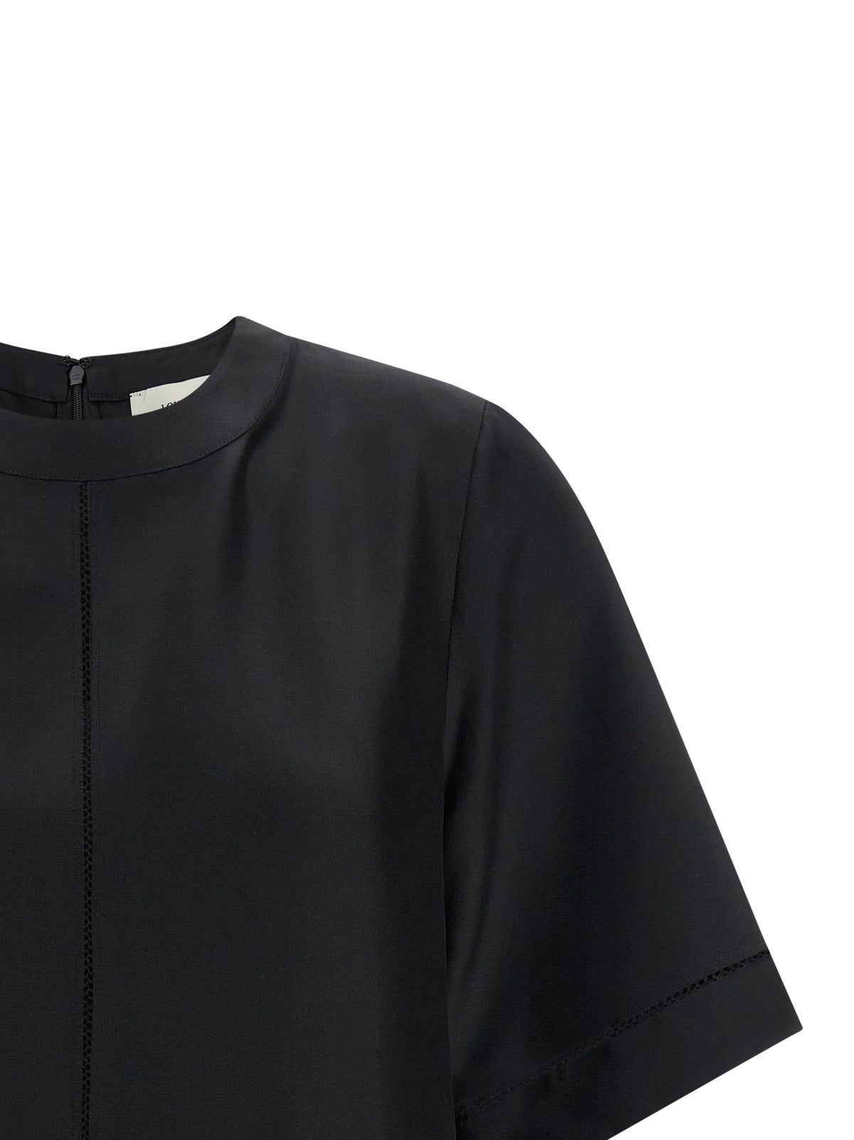 Chemise en soie noire Loulou De Saison