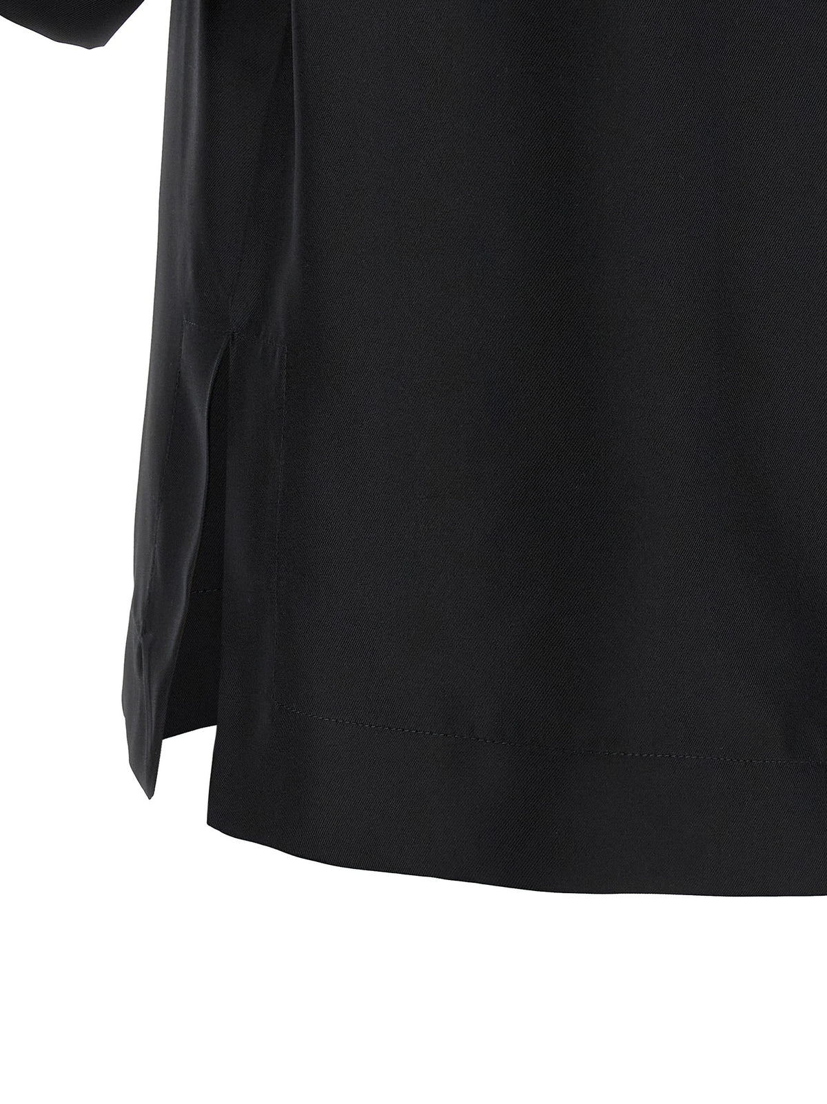 Chemise en soie noire Loulou De Saison