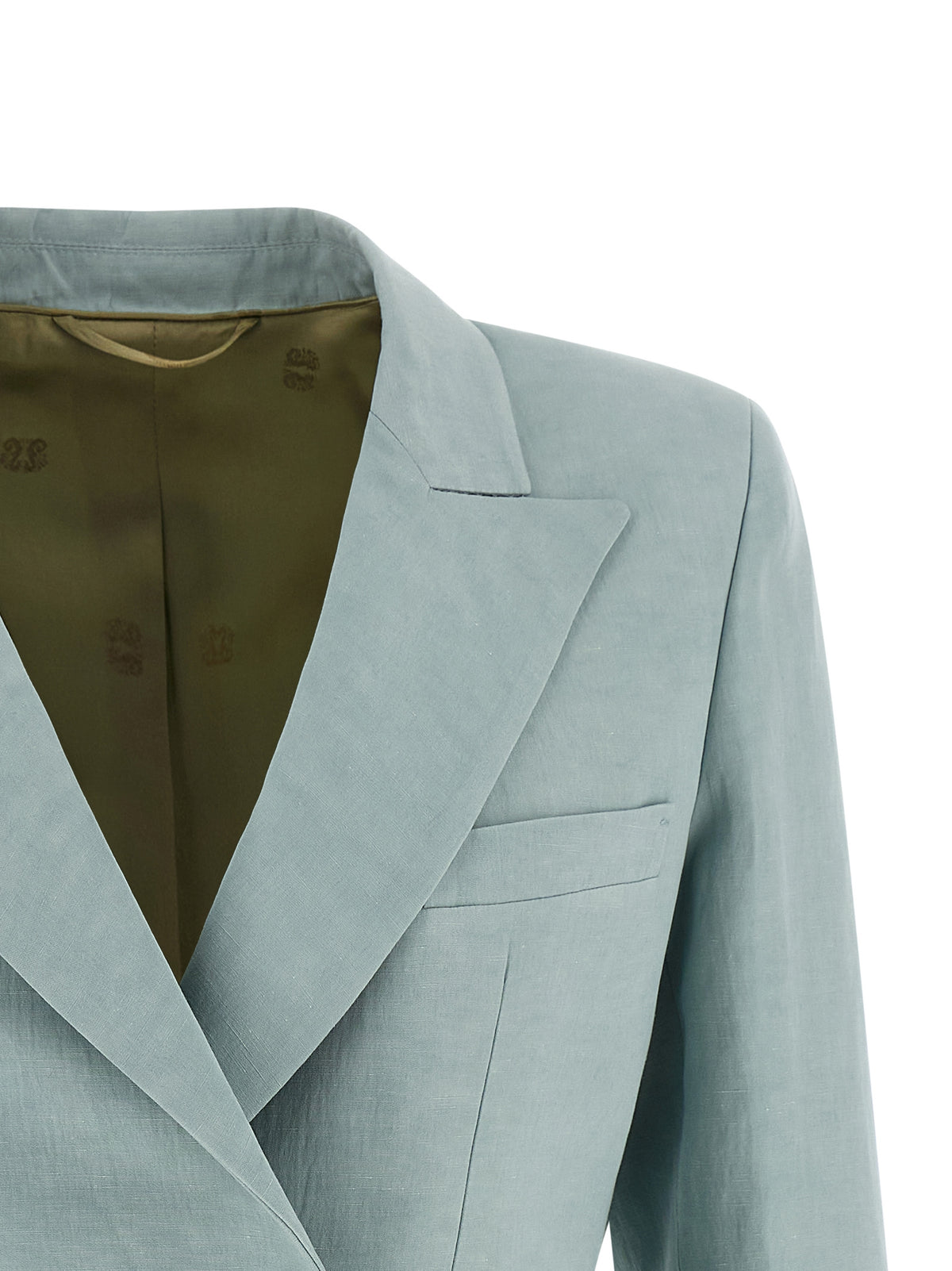 Blazé Milano Zenith Charmer Blue Silk Blazer