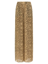The Andamane Lena Beige Polyester Pants