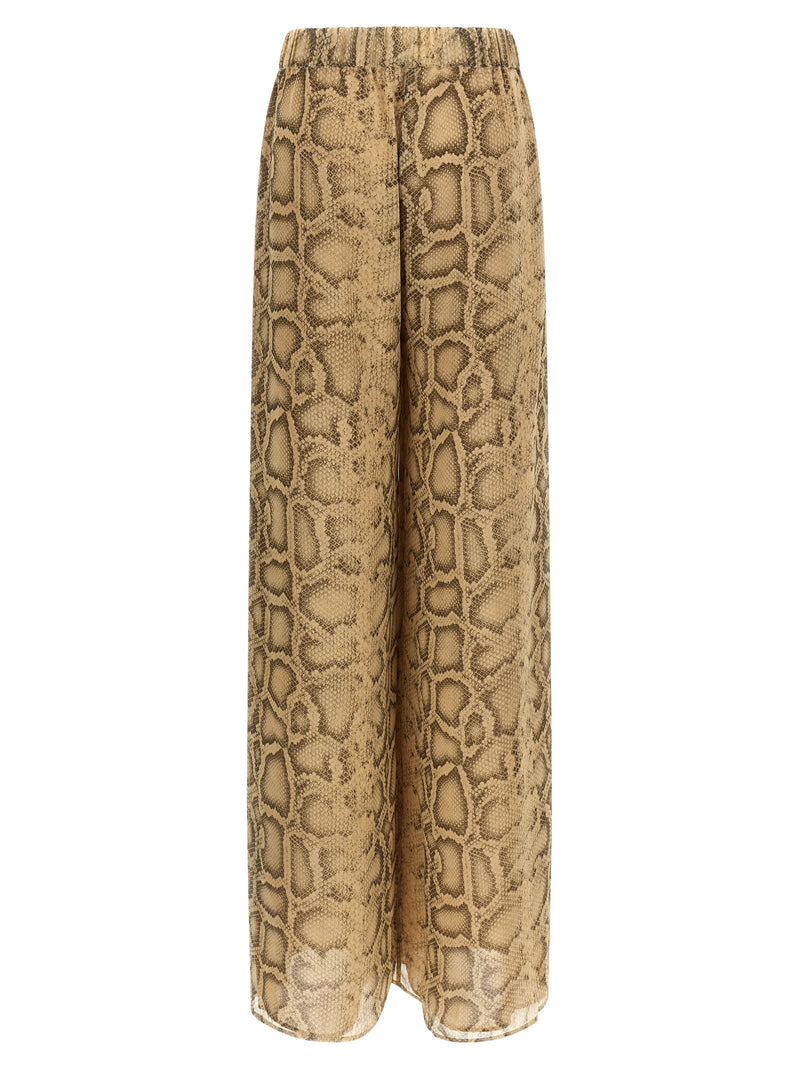 The Andamane Lena Beige Polyester Pants