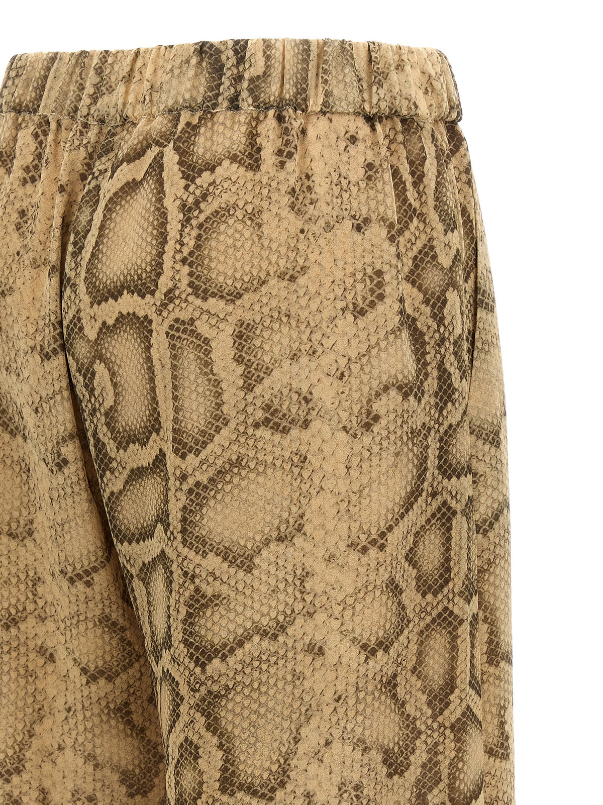 The Andamane Lena Beige Polyester Pants