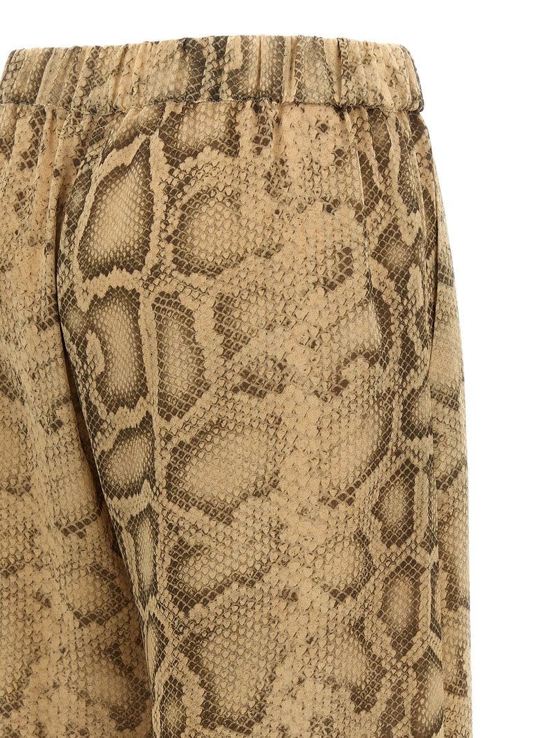 The Andamane Lena Beige Polyester Pants