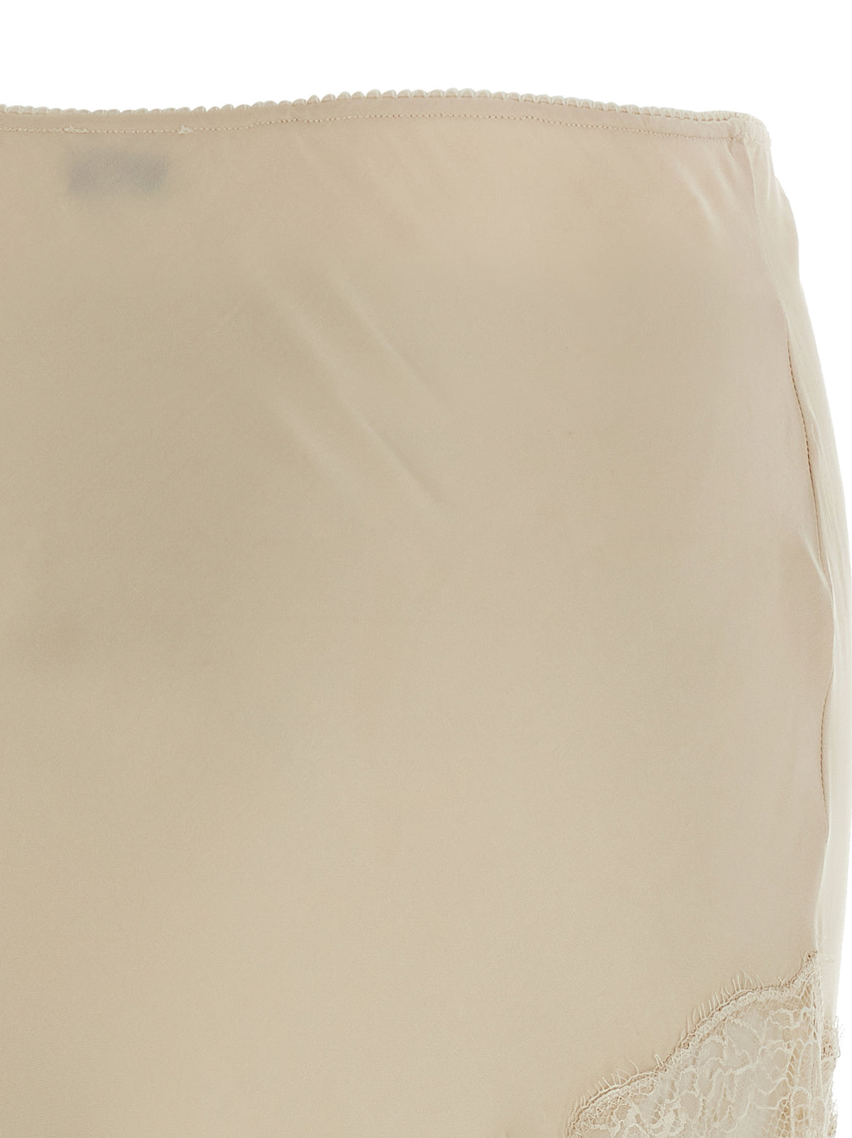The Andamane Rosetta Beige Viscose Mini Skirt