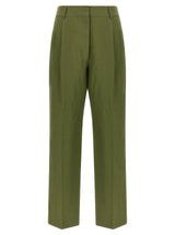 Blazé Milano Bicolor Linen Casual Pants for Women