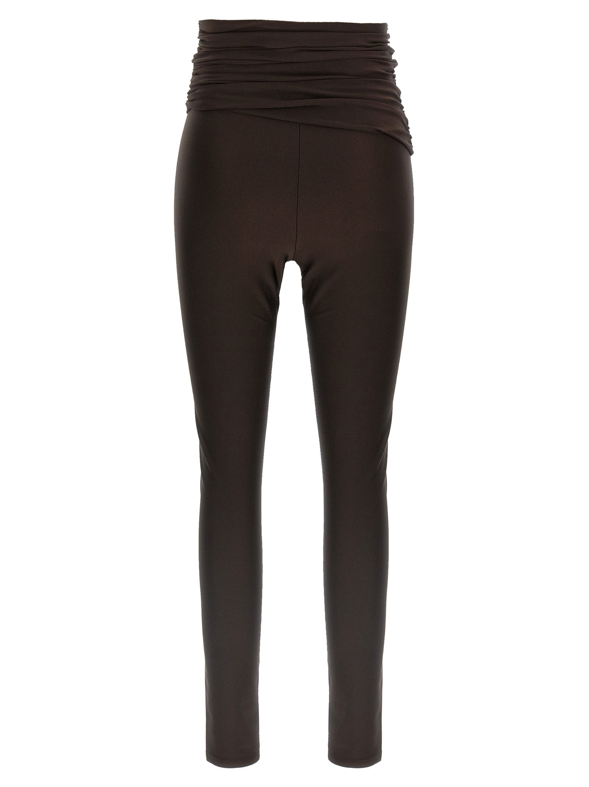 The Andamane Brown Polyamide Leggings