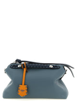 Fendi By The Way Soft Selleria Blue Calfskin Handbag