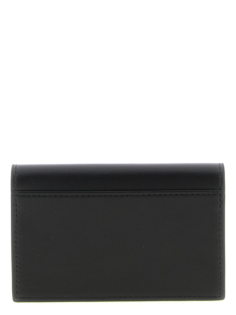 Porte-cartes Diesel en cuir noir