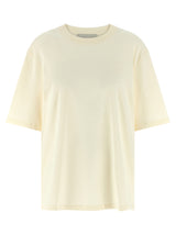 Ami Paris Beige Cotton T-Shirt for Women