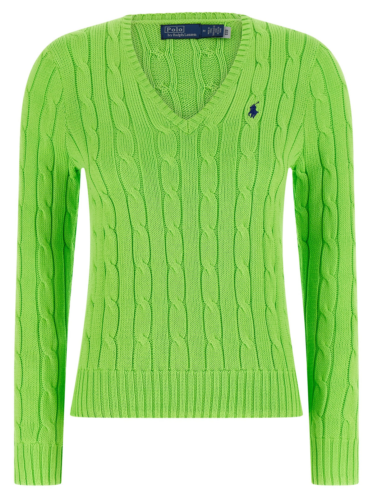 Polo Ralph Lauren Bicolor Cotton Cardigan - Chic V-Neck Sweater
