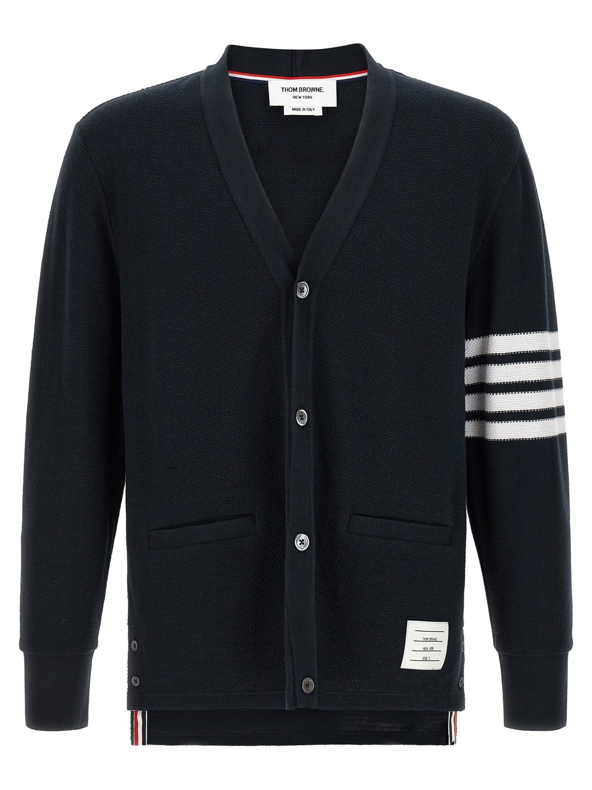 Gilet en coton bleu Thom Browne