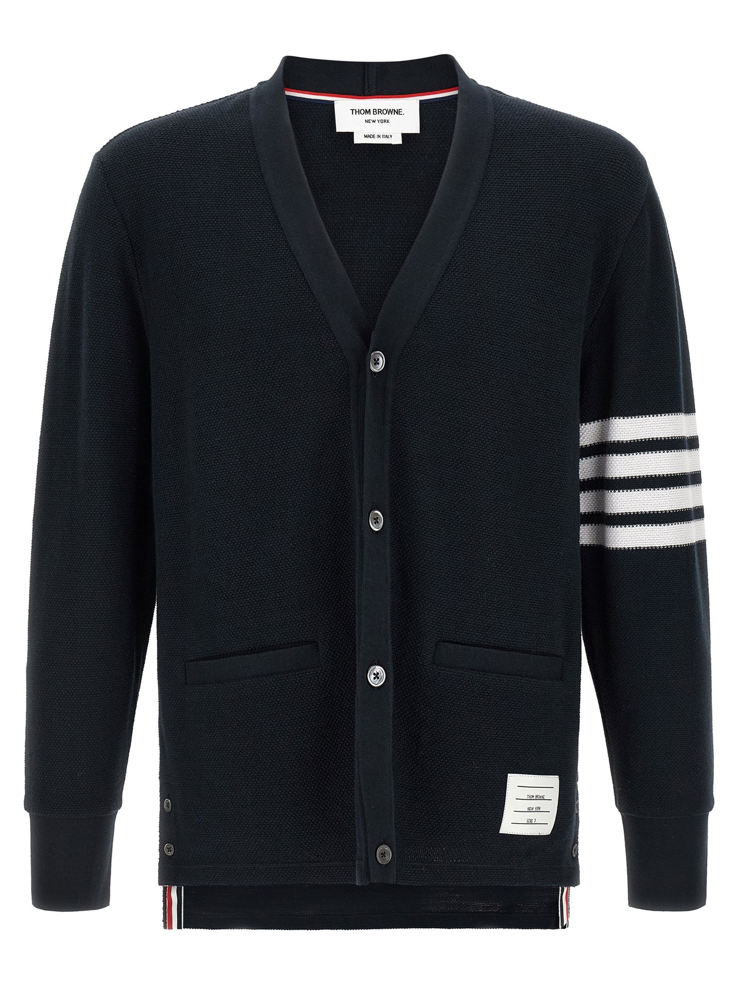 Gilet en coton bleu Thom Browne