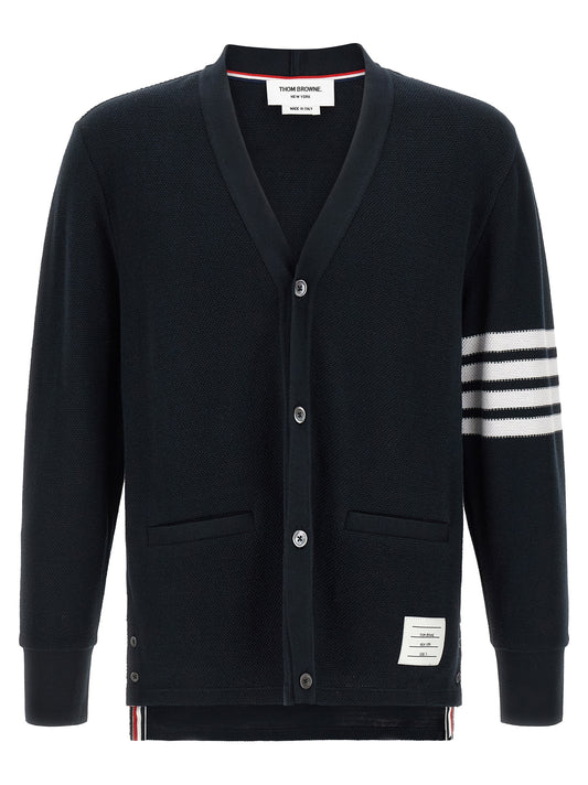 Gilet en coton bleu Thom Browne