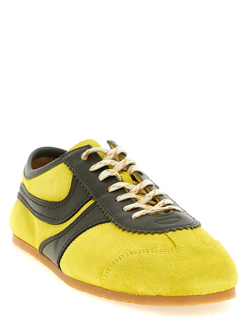 Dries Van Noten Bicolor Calfskin Sneakers pour Femme