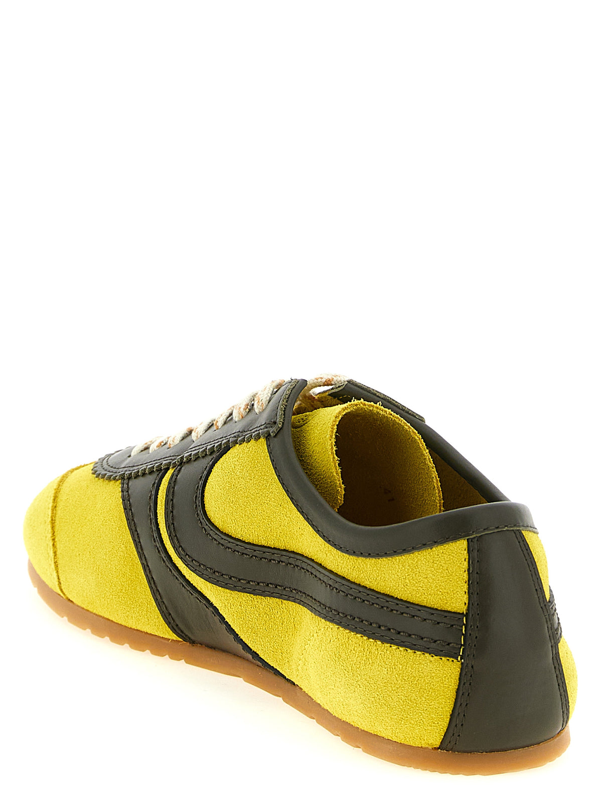 Dries Van Noten Bicolor Calfskin Sneakers pour Femme