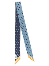 Fendi Multicolor Silk Foulard - Wrappy Bandeau with Falena Dots