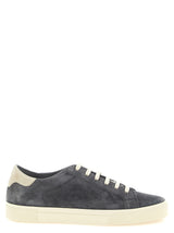 Brunello Cucinelli Gray Calfskin Sneakers
