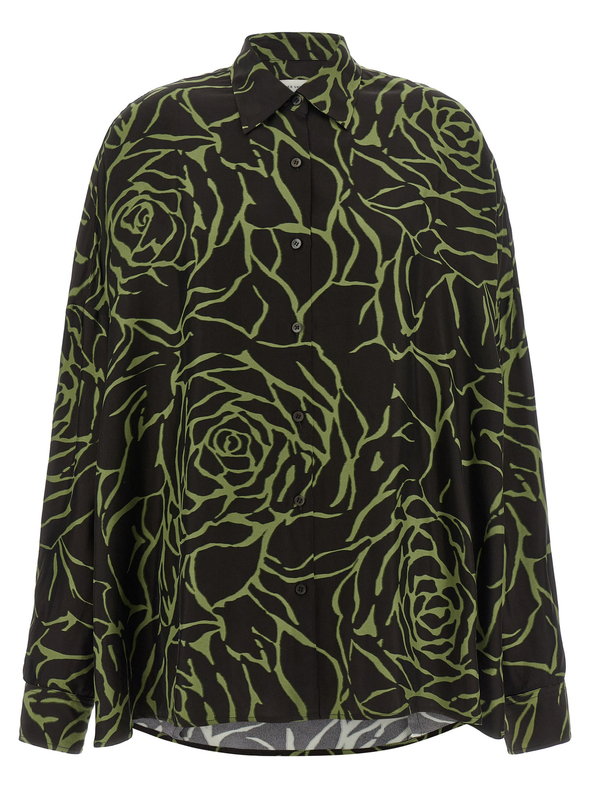 Chemisier Dries Van Noten en viscose noire