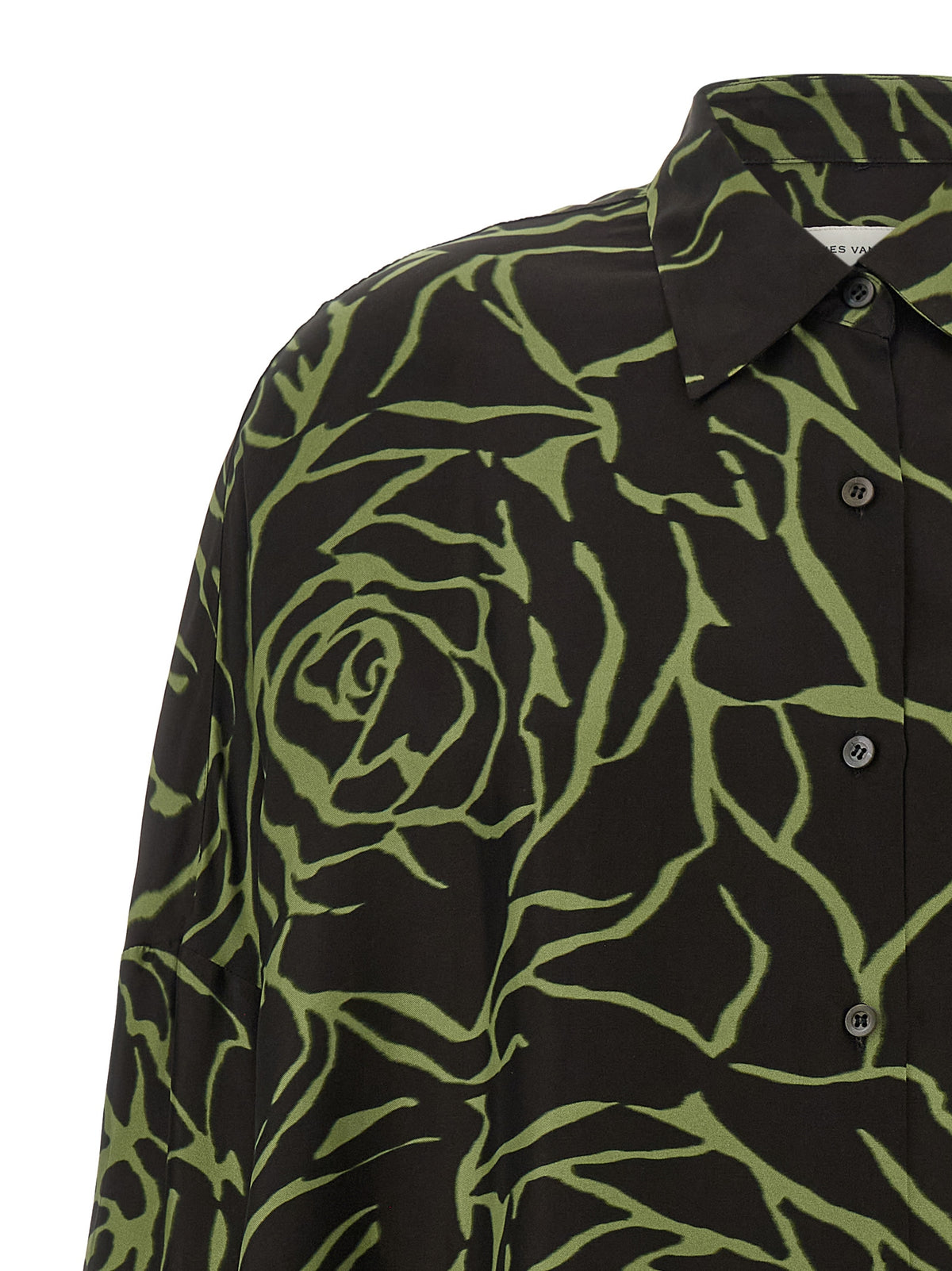 Chemisier Dries Van Noten en viscose noire