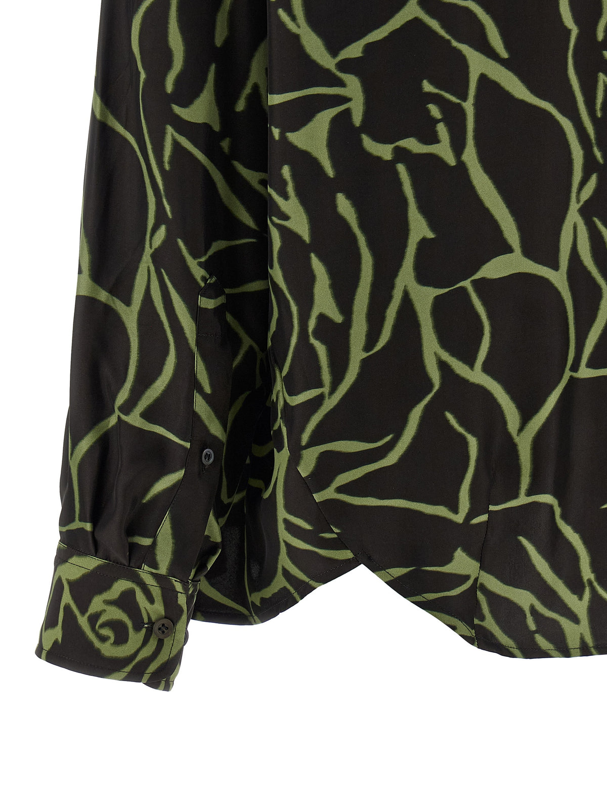 Chemisier Dries Van Noten en viscose noire