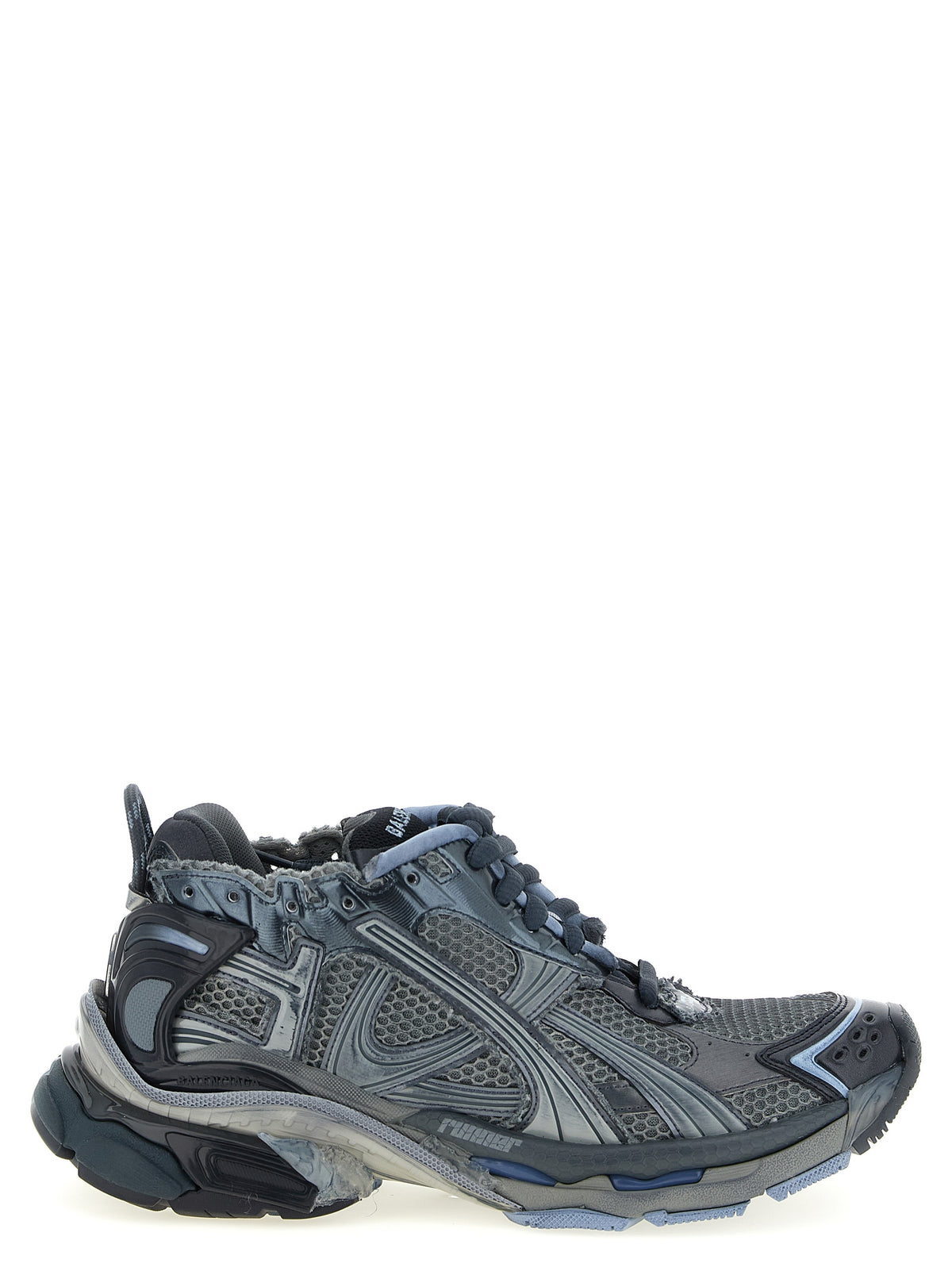 Balenciaga Gray Runner Athletic Sneakers for Men