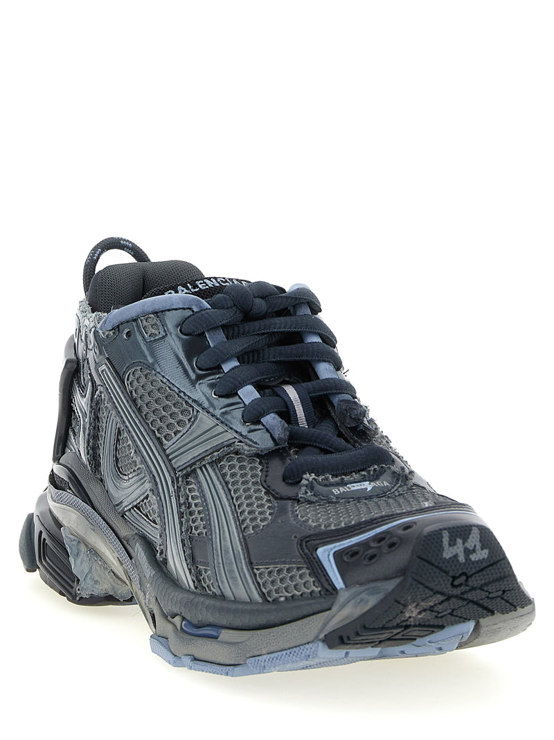 Balenciaga Gray Runner Athletic Sneakers for Men