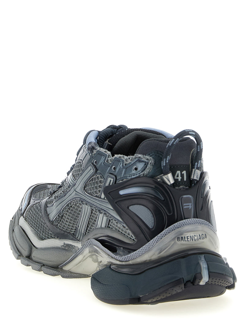 Balenciaga Gray Runner Athletic Sneakers for Men