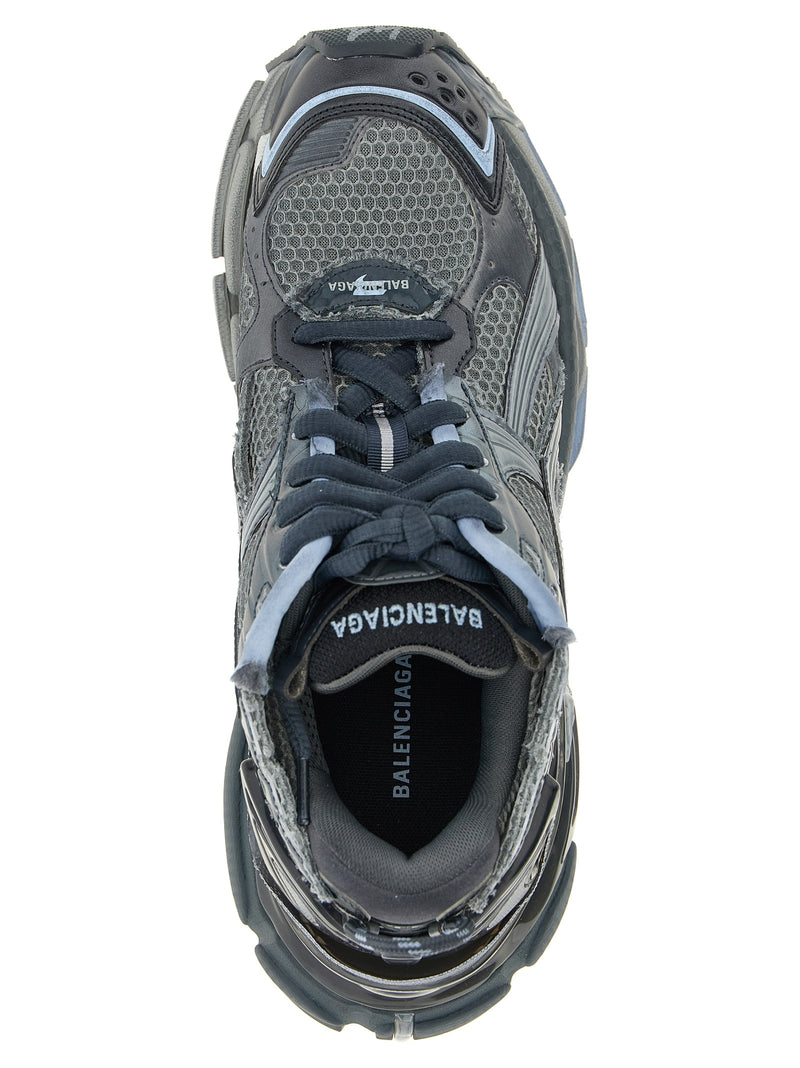 Balenciaga Gray Runner Athletic Sneakers for Men