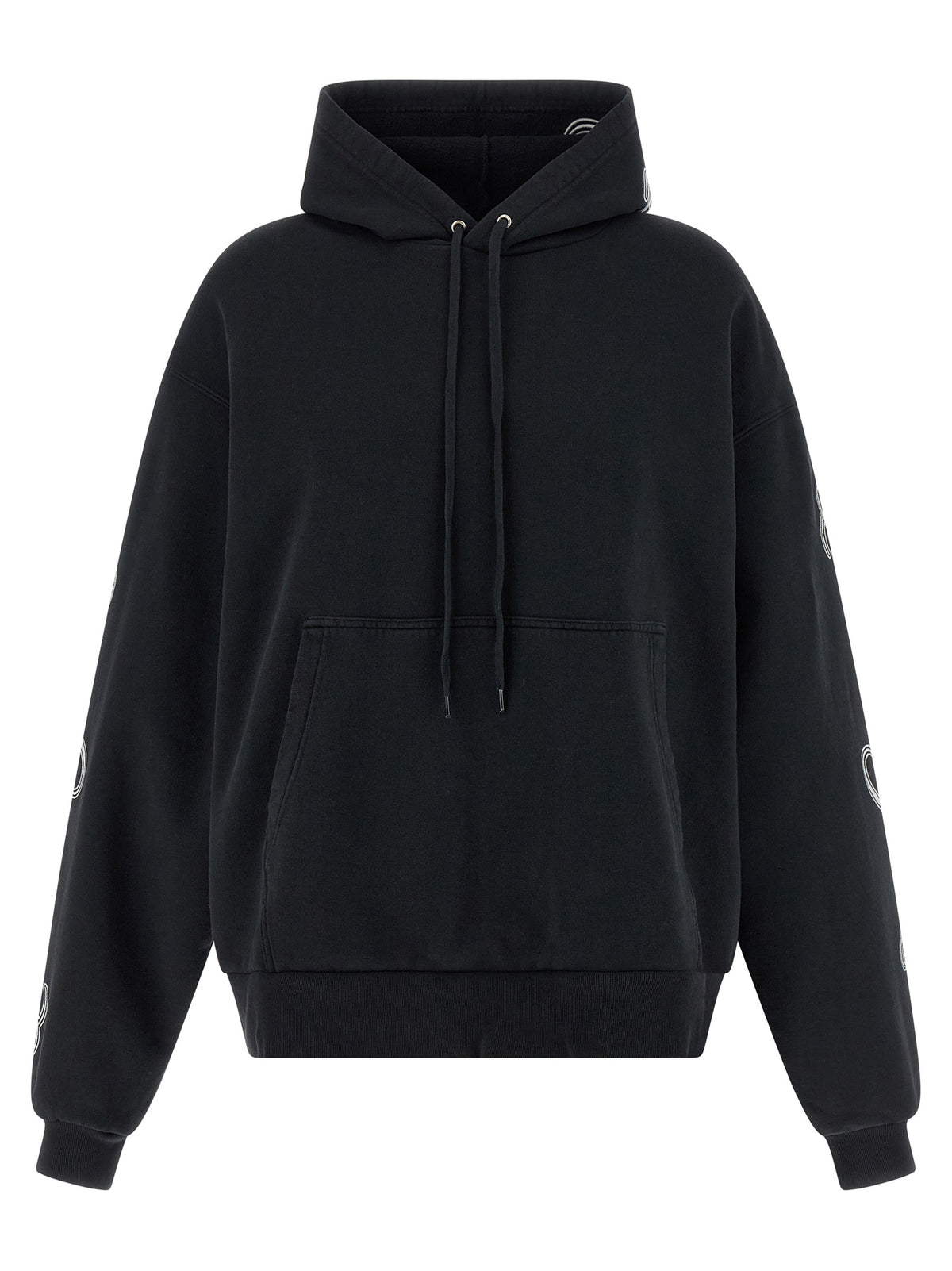 Balenciaga Black Cotton Hoodie - Chic Street Style Essential