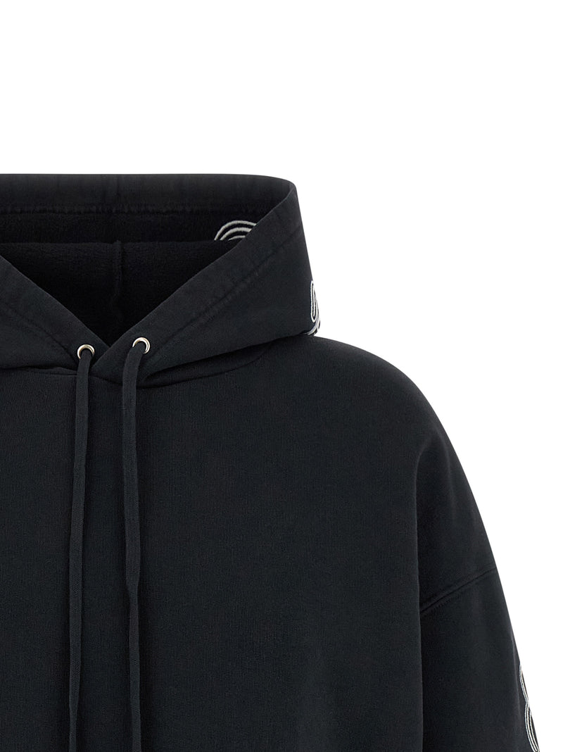 Balenciaga Black Cotton Hoodie - Chic Street Style