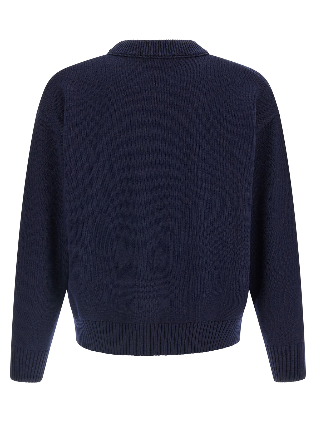 Ami Paris Blue Wool Cardigan