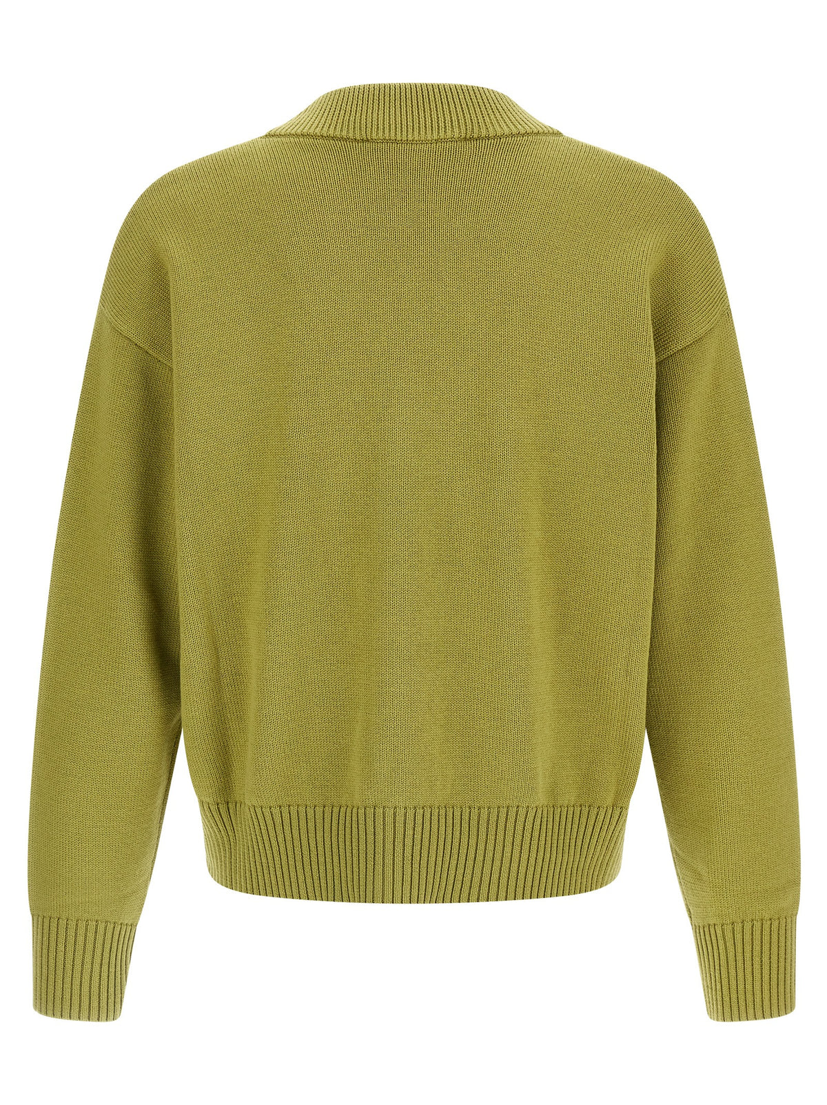 Cardigan bicolore en laine Ami Paris