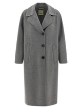 'S Max Mara Gray Virgin Wool Coat