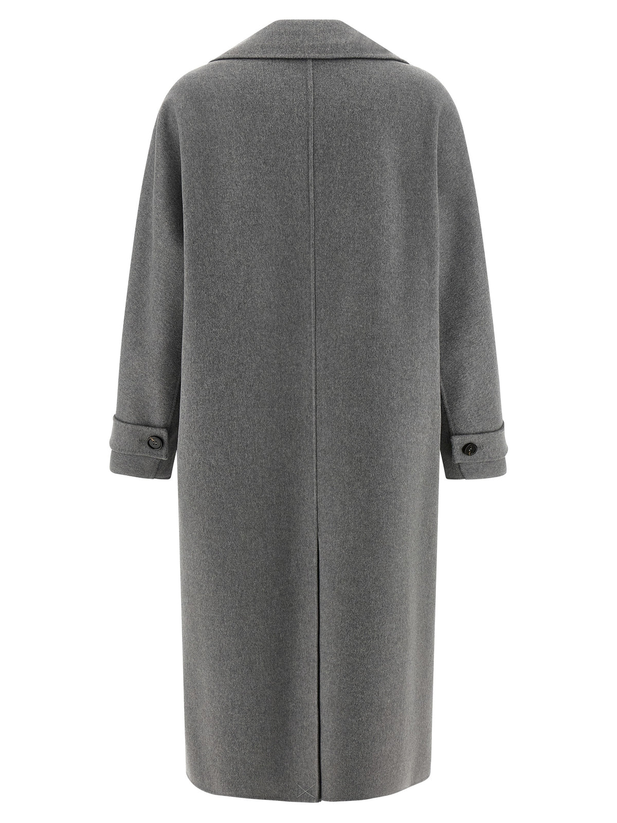 'S Max Mara Gray Virgin Wool Coat