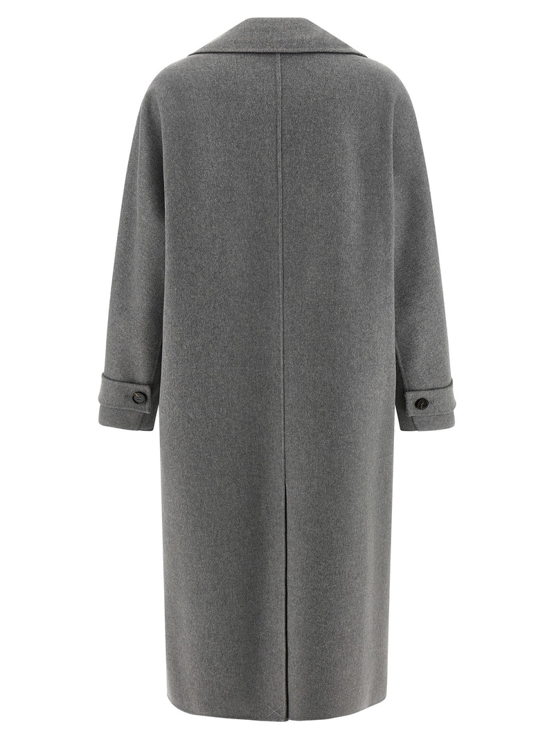 Manteau en laine vierge gris 'S Max Mara
