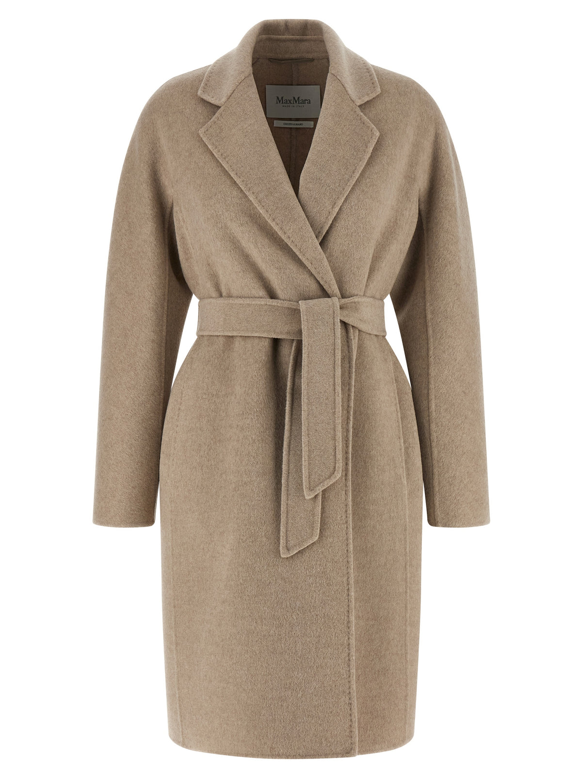 Manteau en cachemire beige Max Mara