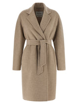 Manteau en cachemire beige Max Mara