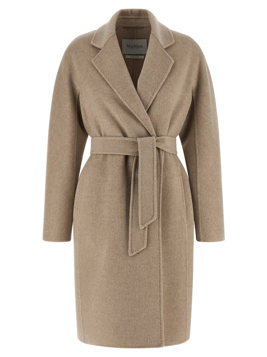 Manteau en cachemire beige Max Mara