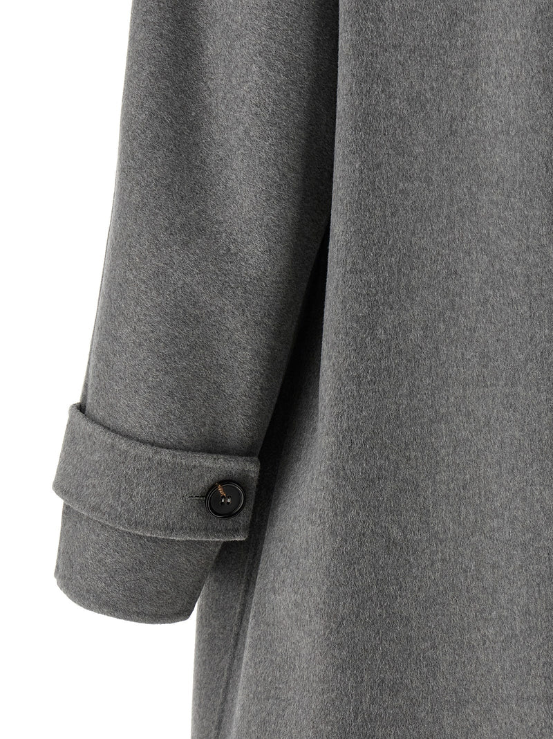 Manteau en laine vierge gris 'S Max Mara
