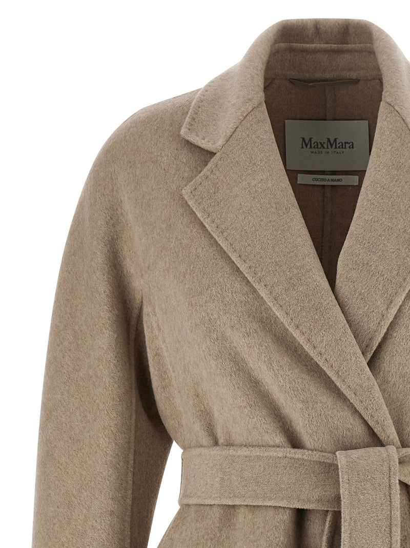 Manteau en cachemire beige Max Mara