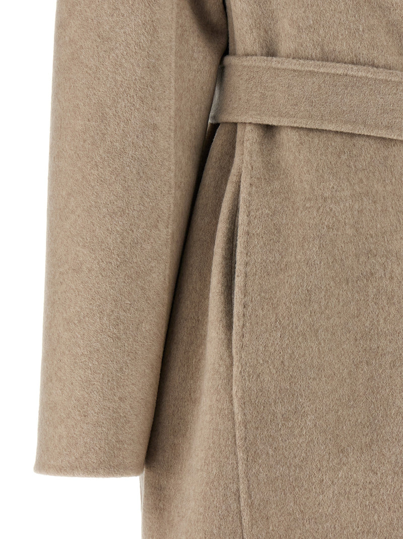 Manteau en cachemire beige Max Mara