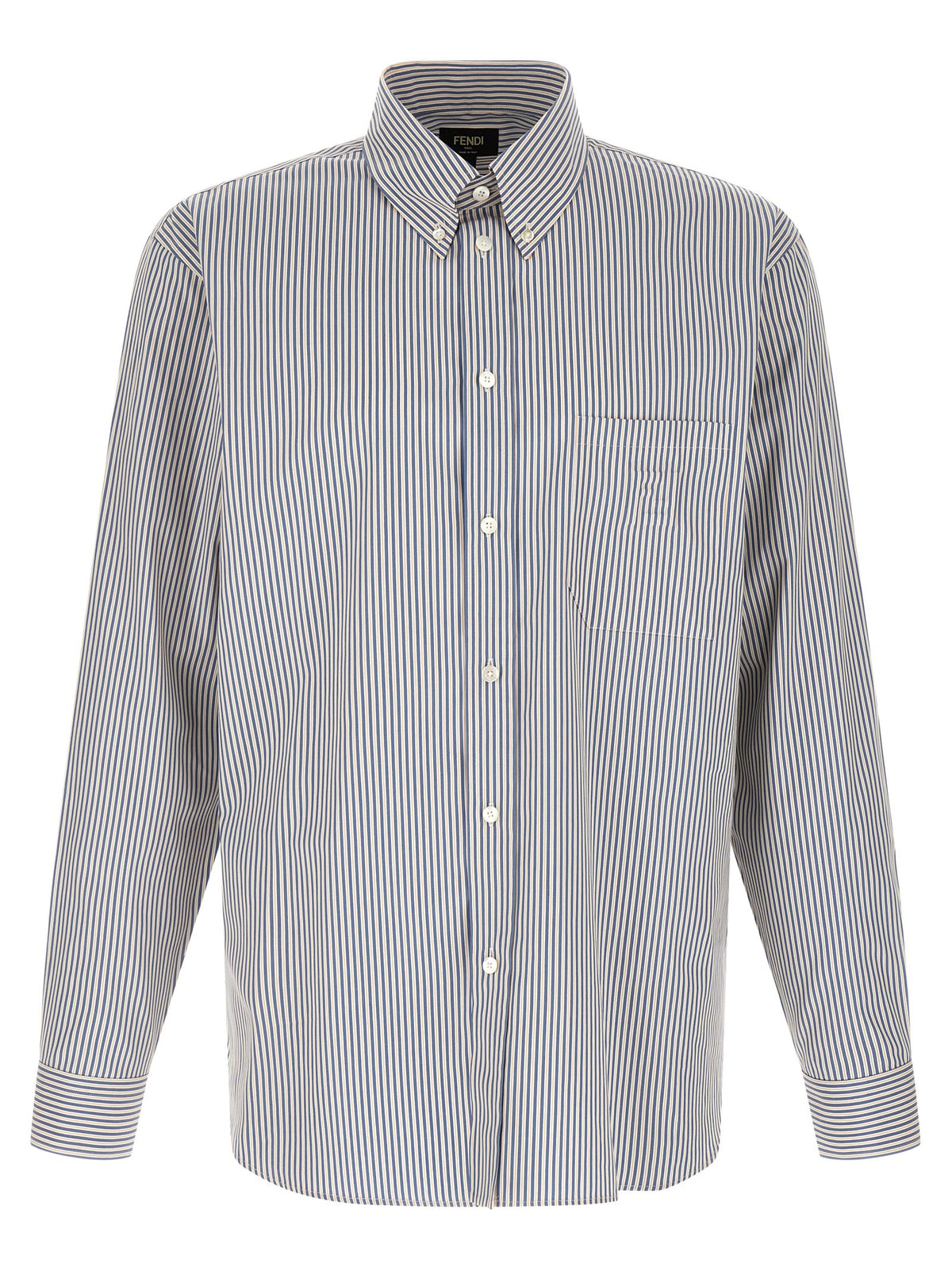 Chemisier Fendi en coton bleu