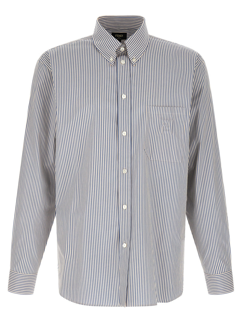 Chemisier Fendi en coton bleu