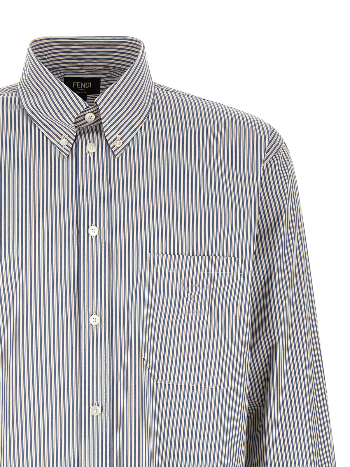 Chemisier Fendi en coton bleu
