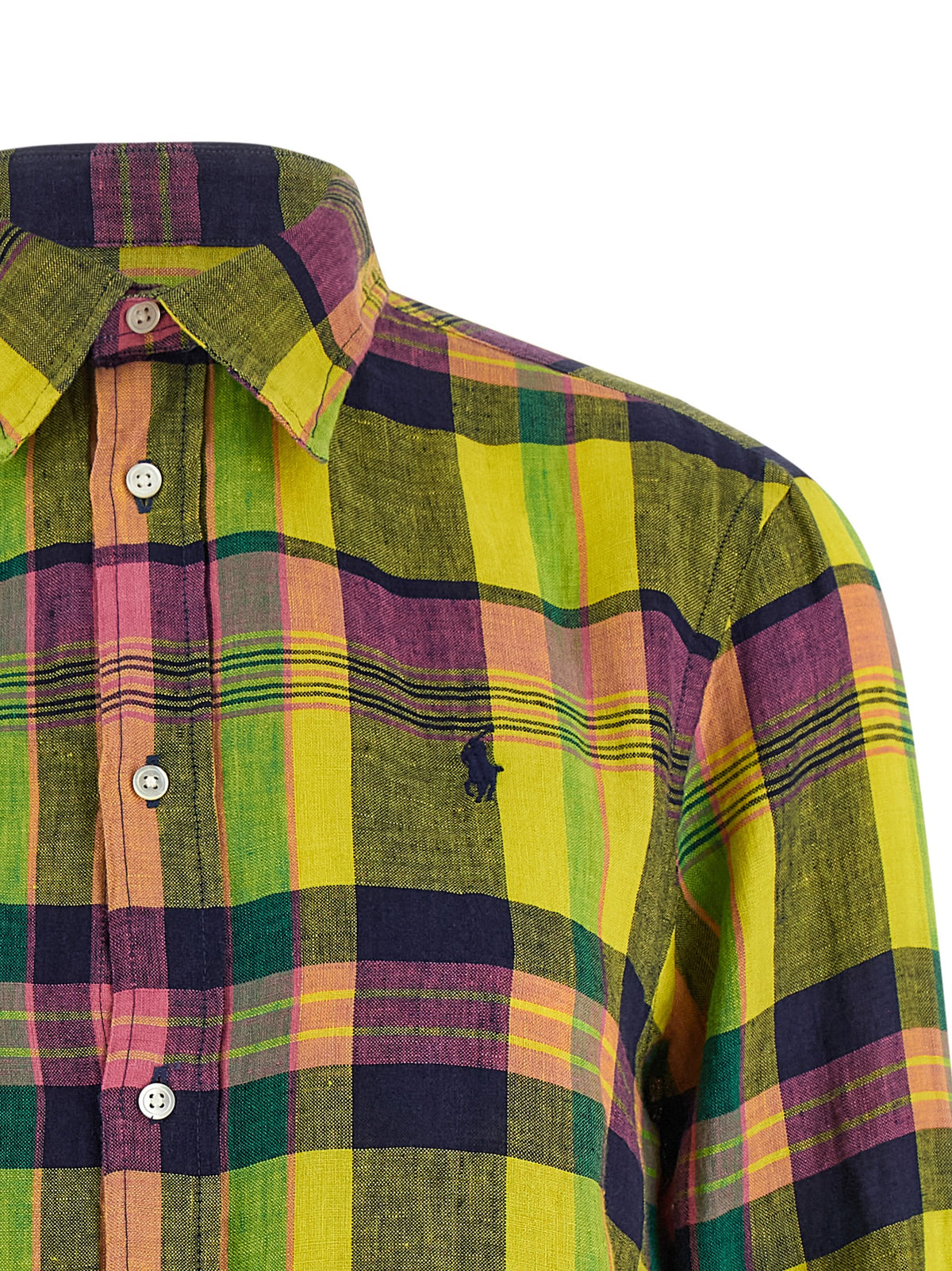 Polo Ralph Lauren Multicolor Linen Blouse - Timeless Elegance
