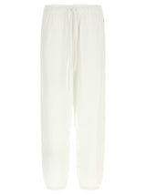 Polo Ralph Lauren White Cotton Joggers - Luxe Workout Pants