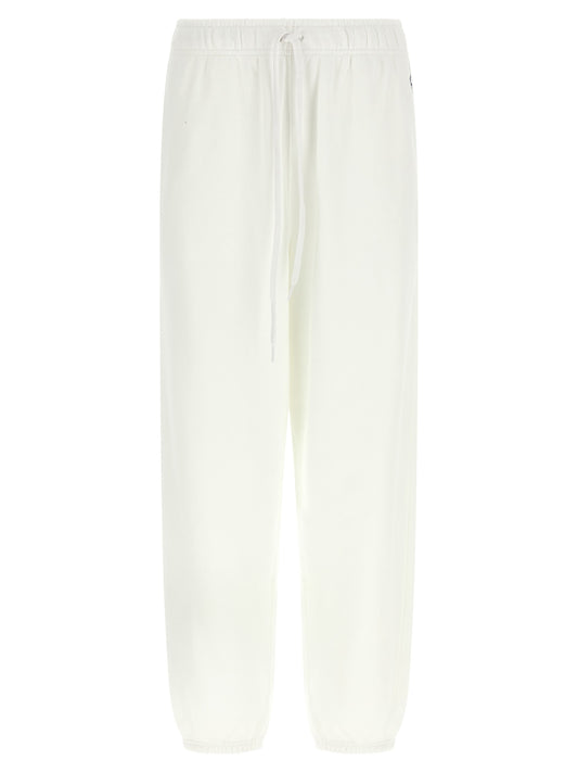 Polo Ralph Lauren White Cotton Joggers - Luxe Workout Pants