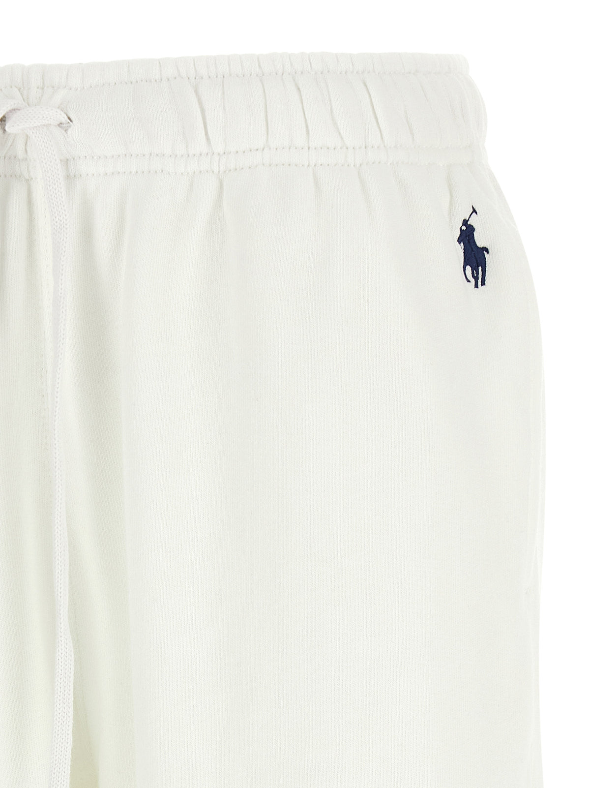 Polo Ralph Lauren White Cotton Joggers - Luxe Workout Pants